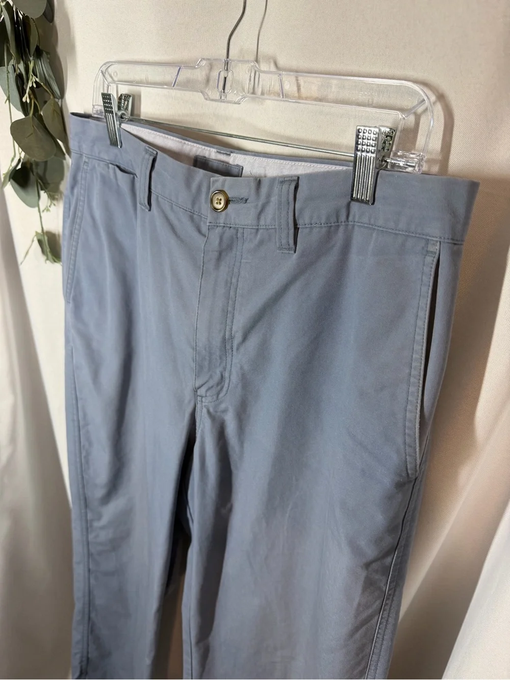 L.L. Bean | Men's Slacks Dress Pants Light Blue Natural Fit Size 34x29